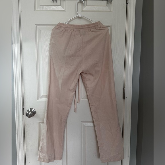 BoohooMan Men Relaxed Linen Trousers With Waistband - Picture 6 of 6